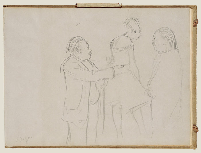 Edgar Degas:Sketches of a Ballet Master,16x12