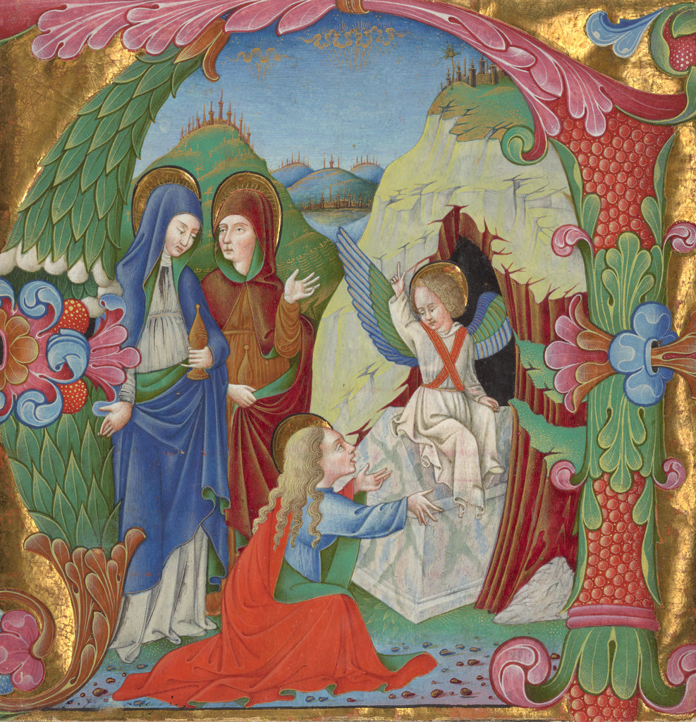 Bartolomeo Rigossi da Gallarate:Initial A: The Women at the , Poster Print Wall Art