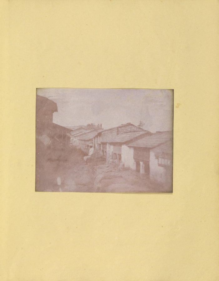 Unknown Artist maker, British, active India about 1843:[Village Str,16x12