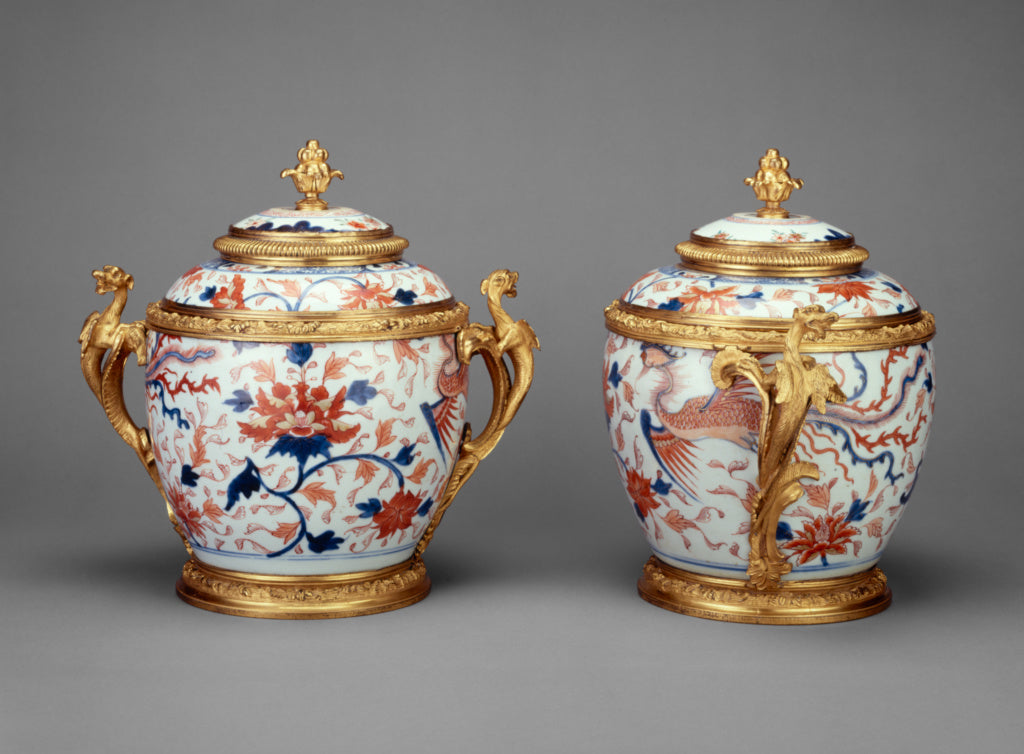 Unknown:Pair of Lidded Jars,16x12"(A3)Poster