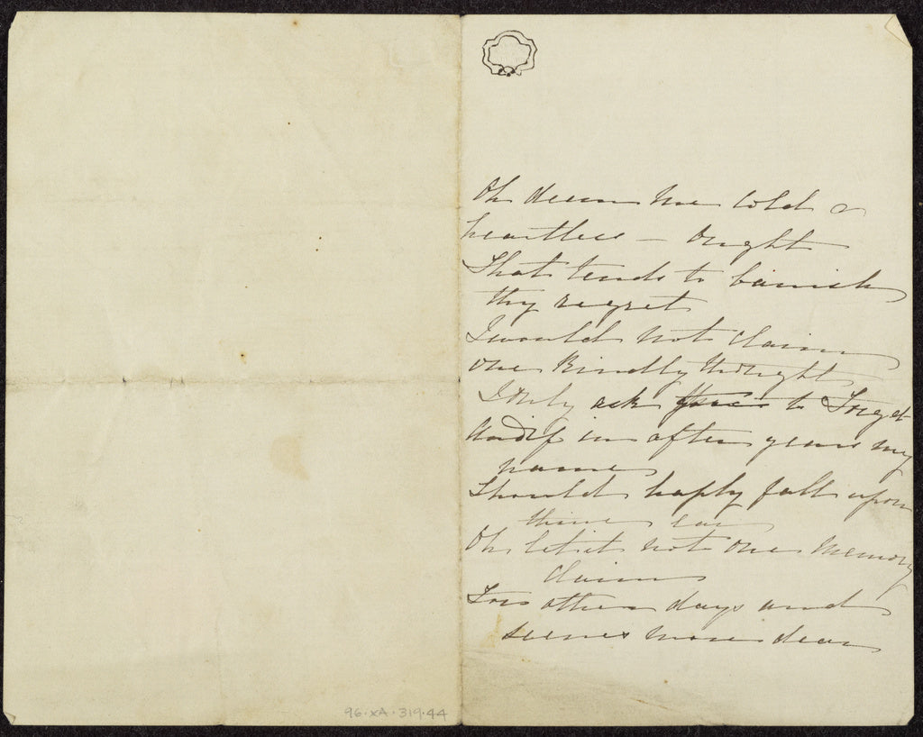 Unknown maker, British, active India about 1843:[Letter or P, Poster Print Wall Art