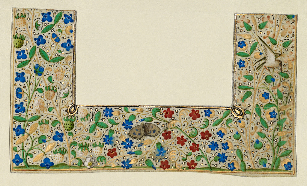 Unknown:Decorated Border Fragments, Poster Print Wall Art