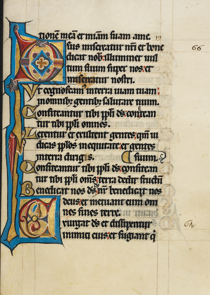 Unknown:Decorated Initial D; Decorated Initial E, Poster Print Wall Art