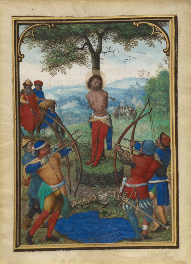 Simon Bening:The Martyrdom of Saint Sebastian, Poster Print Wall Art