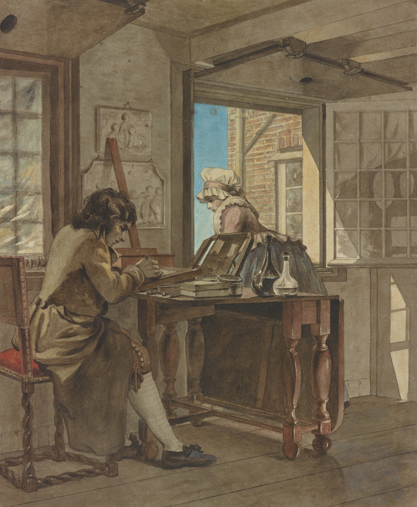 Christiaan Andriessen:The Artist in his Atelier, Poster Print Wall Art