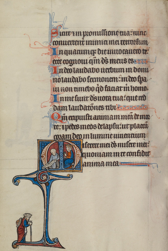 Bute Master:Initial M: Saul and a Fool, Poster Print Wall Art