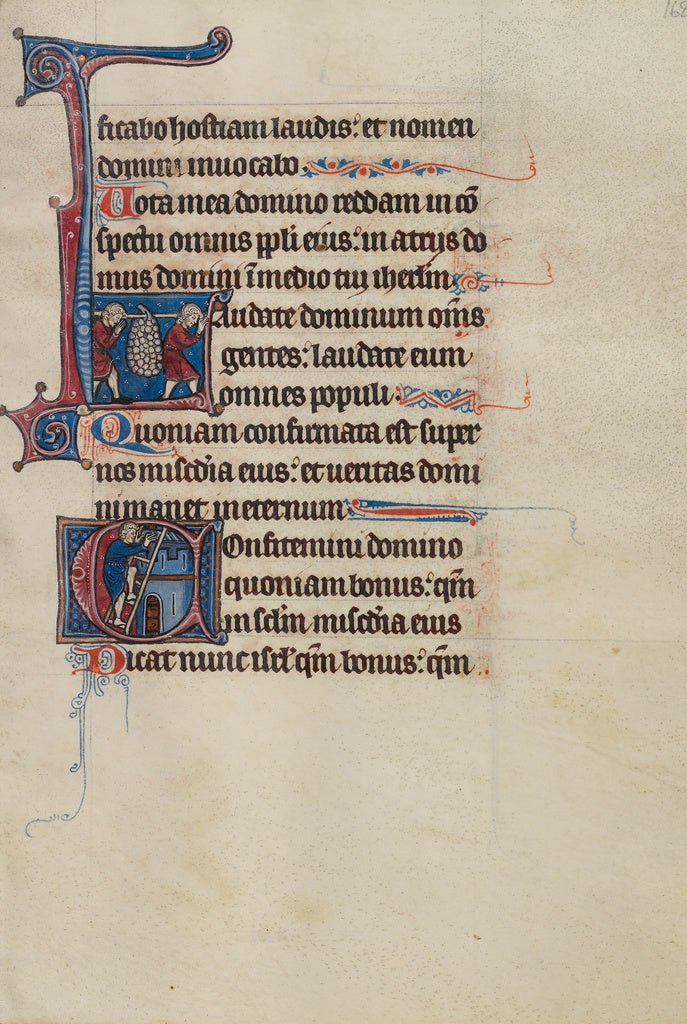Bute Master:Initial L: Two Spies Carrying Grapes; Initial C:,16x12