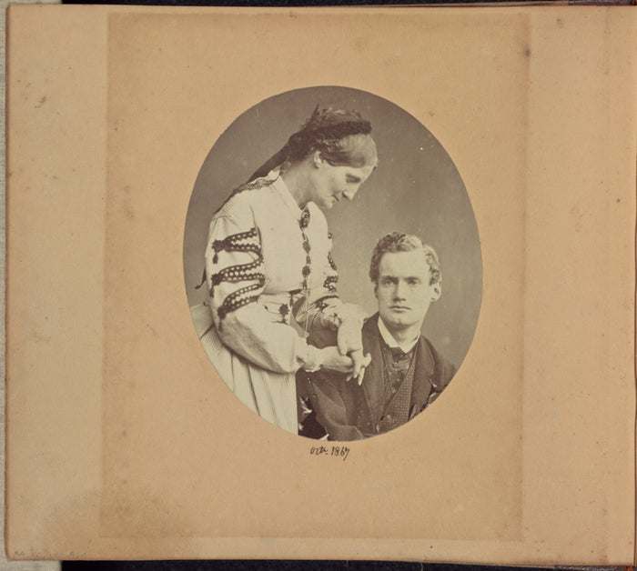 Dr. John Adamson:[Aleck Bell with an Unidentified Woman],16x12