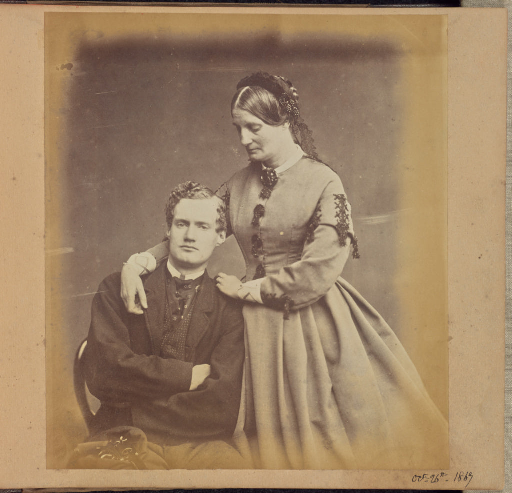 Dr. John AdamsonUnknown:[Aleck Bell with an Unidentified Wom, Poster Print Wall Art