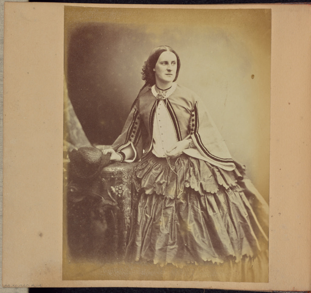 Dr. John AdamsonUnknown:[Portrait of a woman seated in profi, Poster Print Wall Art