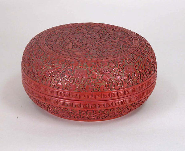 Box with Eight Buddhist Treasures 18th–19th cent,  Poster Print Wall Art