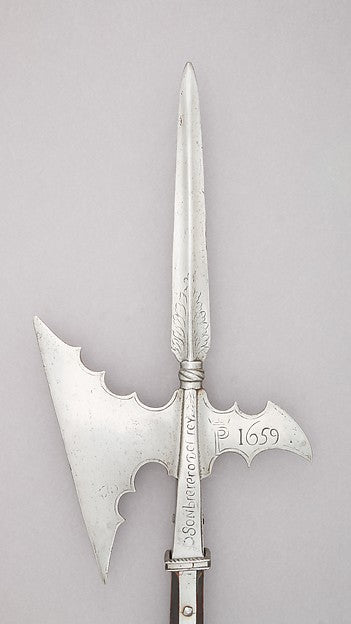 Halberd dated 1659,  Poster Print Wall Art