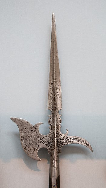 Halberd of Christian II of Saxony  dated 1601,  Poster Print Wall Art