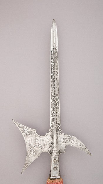 Halberd dated 1596,  Poster Print Wall Art
