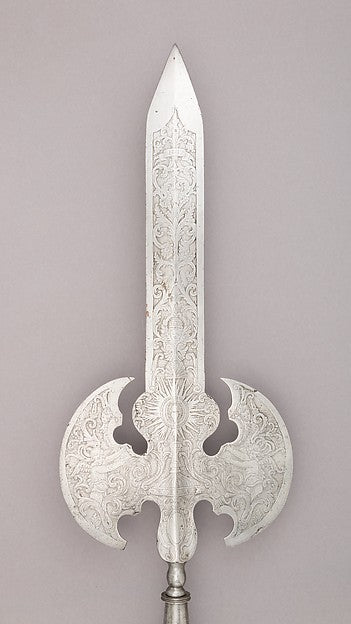 Halberd dated 1712,  Poster Print Wall Art