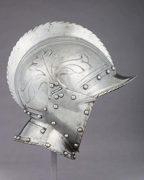 Burgonet mid-16th cent,  Poster Print Wall Art
