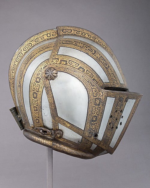 Close Helmet for Foot Combat c1600–1610,  Poster Print Wall Art