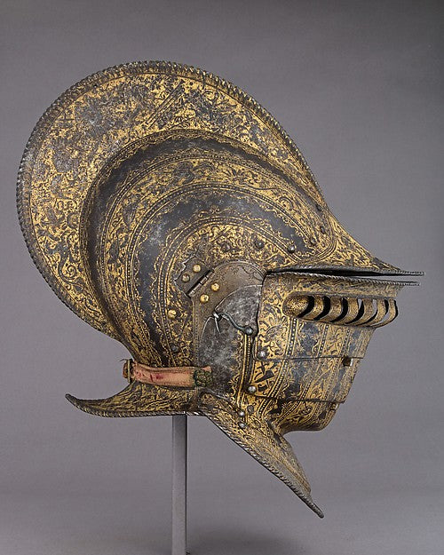 Burgonet with Buffe c1555–60,  Poster Print Wall Art