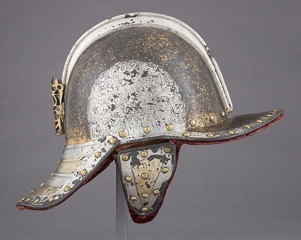 Helmet for a Harquebusier c1610–20,  Poster Print Wall Art