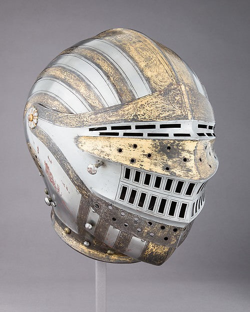 :Close-Helmet in the style of the 16th century c1875-16x12"(A3) Poster