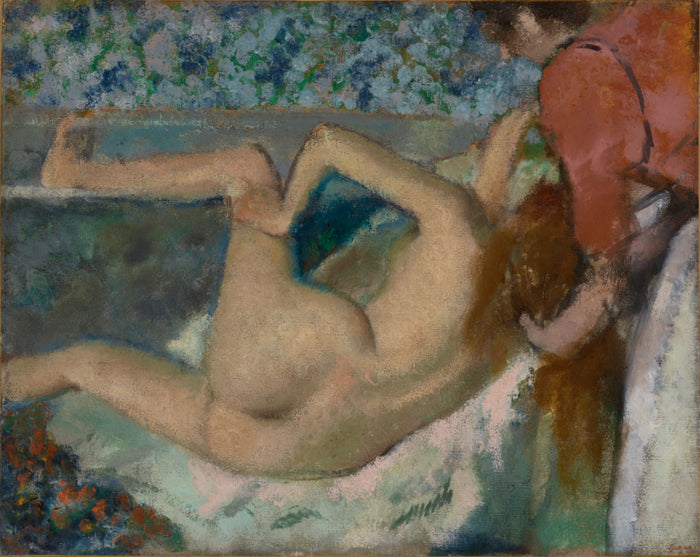 Edgar Degas:After the Bath,16x12