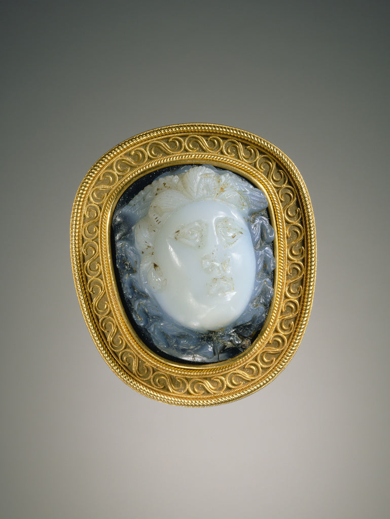 Alessandro CastellaniGem Unknown:Cameo set in a 19th century, Poster Print Wall Art