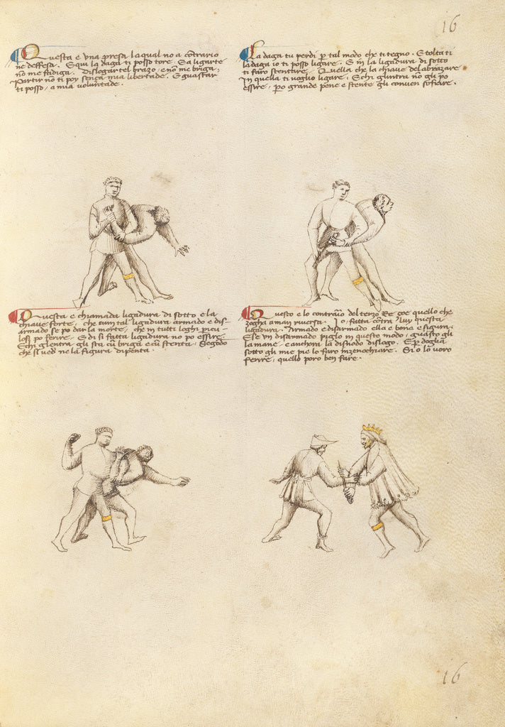 Fiore Furlan dei Liberi da PremariaccoUnknown:Combat with Da, Poster Print Wall Art