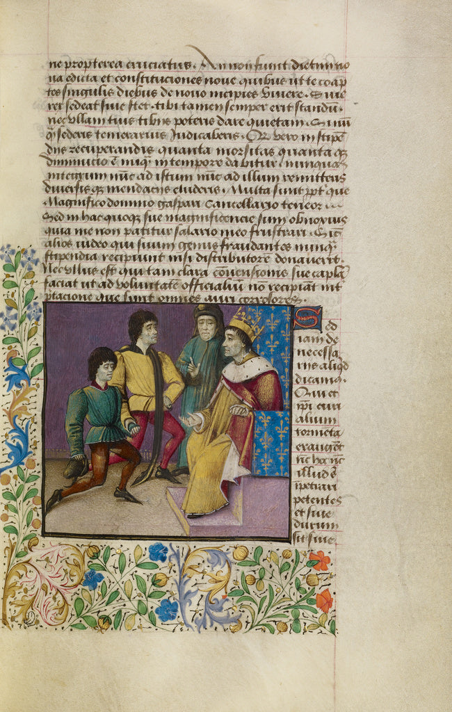 Unknown Artist:A King at Court, Poster Print Wall Art