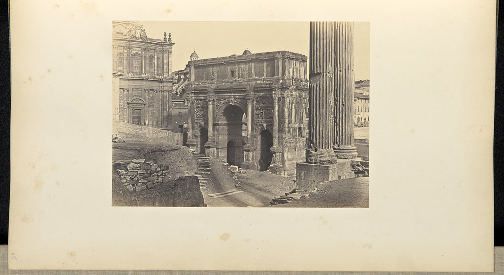 James AndersonPossibly:Arch of Septimius Severus, Poster Print Wall Art