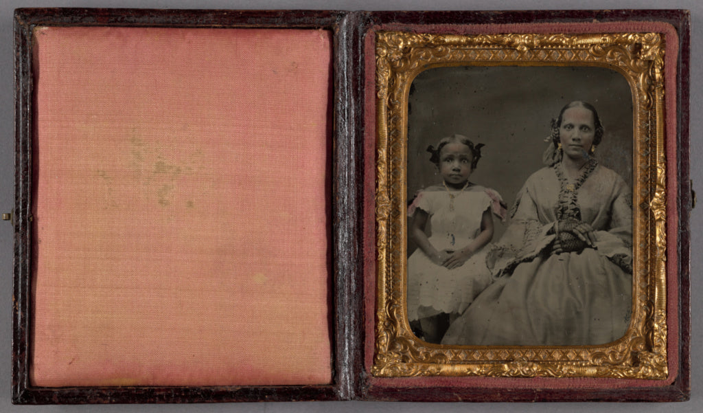 Unknown:[Mother and Daughter], Poster Print Wall Art