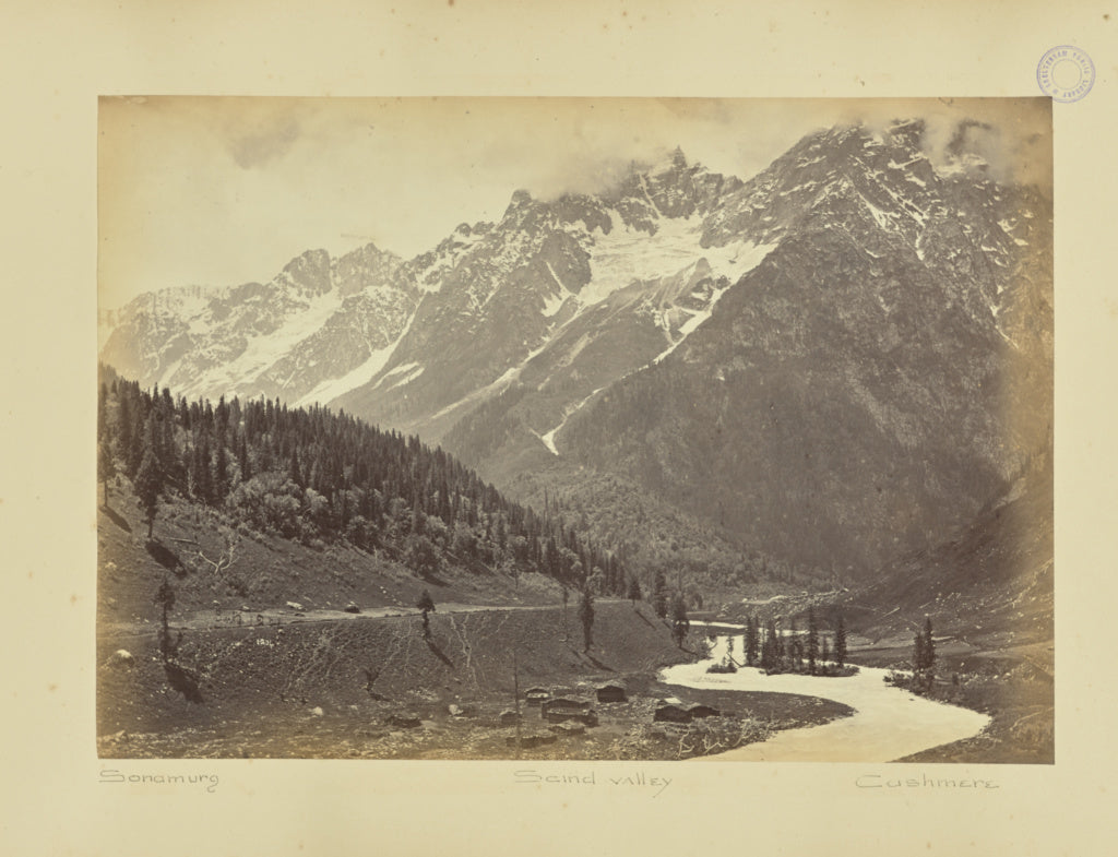 John Burke:Sonamurg. Scind valley. [sic] Cashmere, Poster Print Wall Art