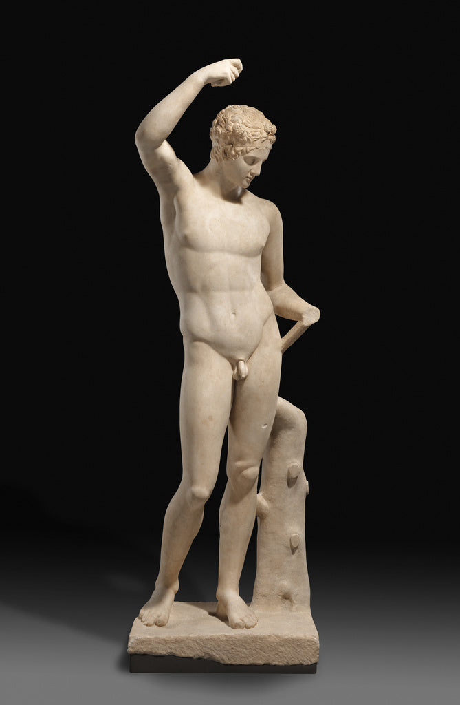 Unknown:Statue of a Pouring Satyr, Poster Print Wall Art