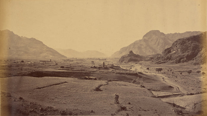 John Burke:General View Ispola and Sultan Kheyl Villages, sh,16x12