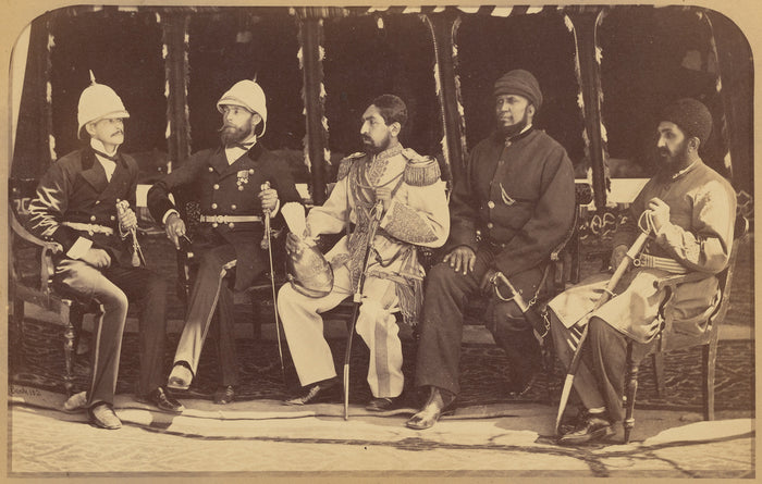 John Burke:Group, The Amir Yakub Khan, General Daod Shah, Ha,16x12