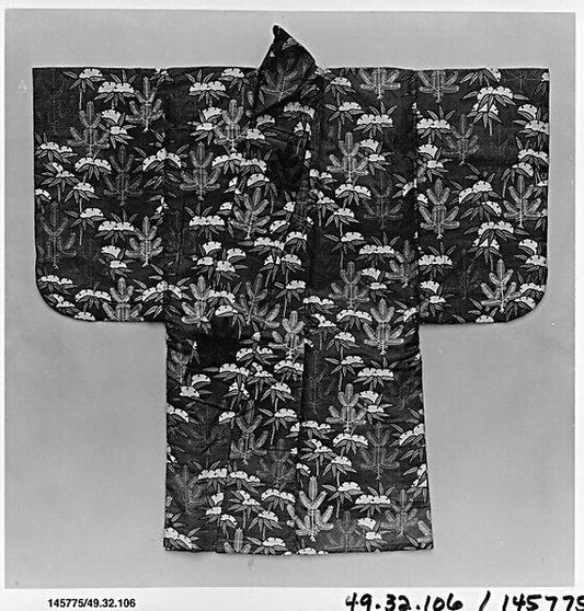 ,Noh Robe with Pattern of Young Pines and Snow-Cov,Japan ukiyo-e Period Image,16x12"(A3) Poster
