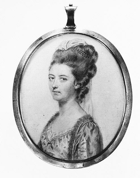 John Smart:Mrs. Charlotte Lennox 1777-16x12"(A3) Poster