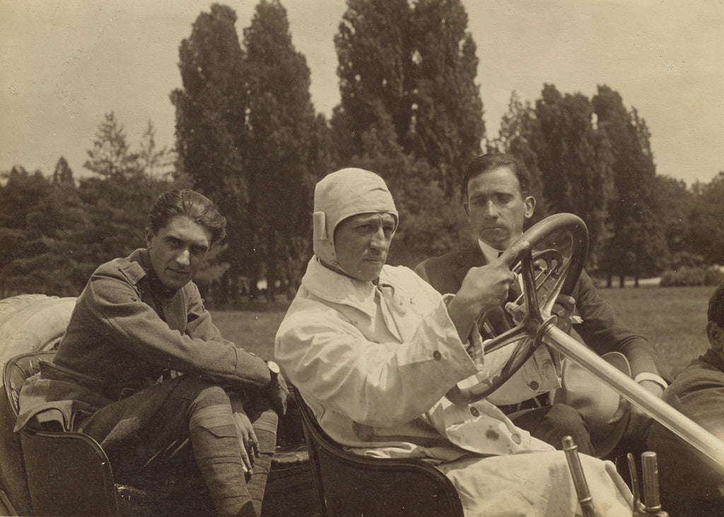 Fédèle Azari:[Men in a car], Poster Print Wall Art
