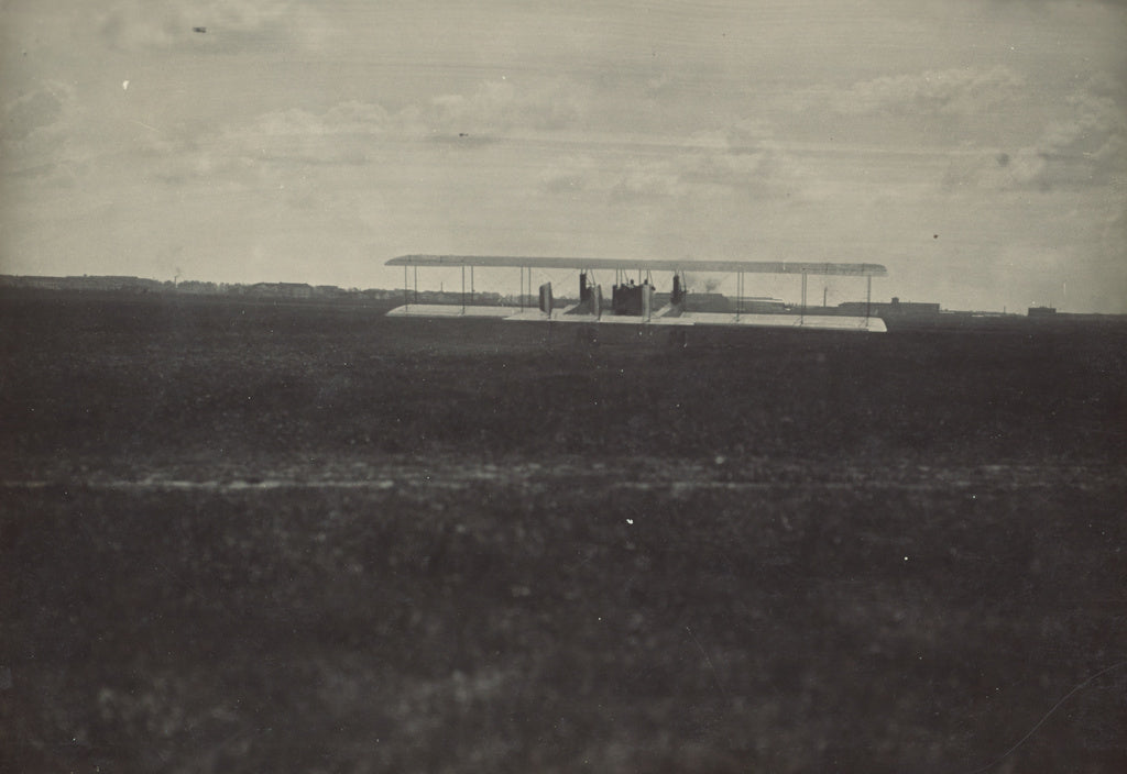 Fédèle Azari:[Caproni Ca. 36 from behind], Poster Print Wall Art