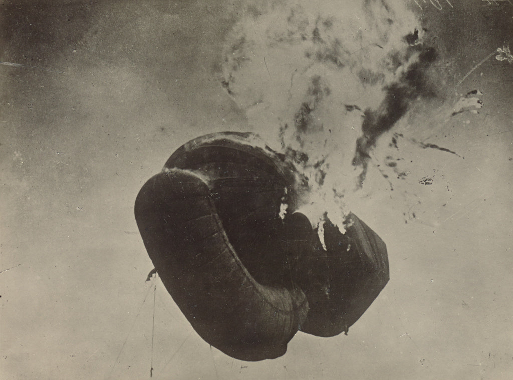 Fédèle Azari:[Parachute on fire], Poster Print Wall Art