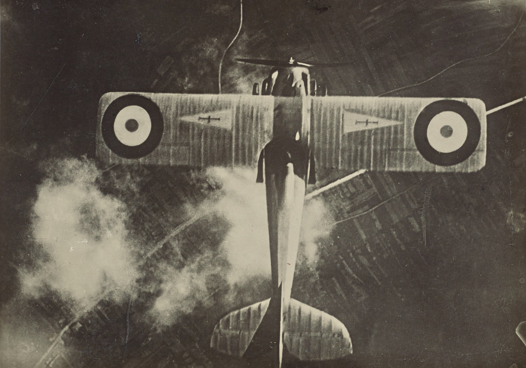 Fédèle Azari:[Airplane, viewed from above looking down],16x12"(A3)Poster