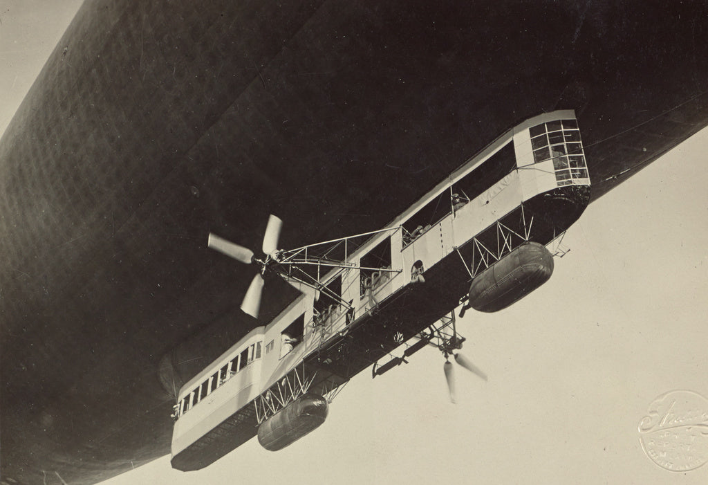 Fédèle Azari:[Gondola of a blimp], Poster Print Wall Art