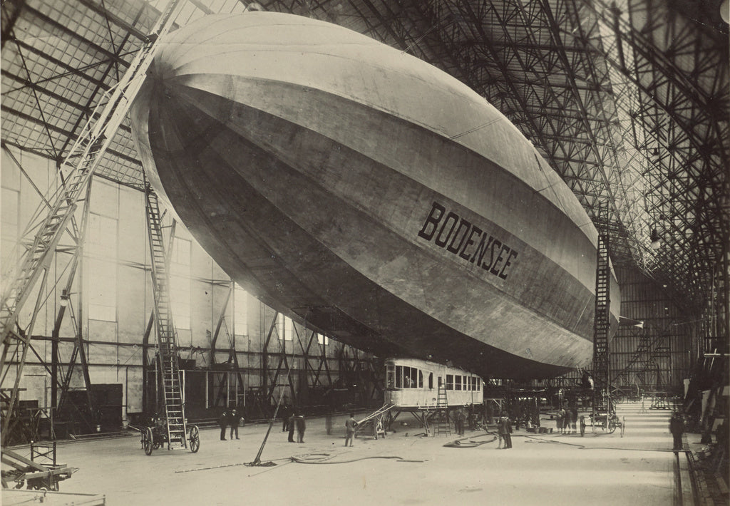 Fédèle Azari:[Bodensee Rigid Airship], Poster Print Wall Art