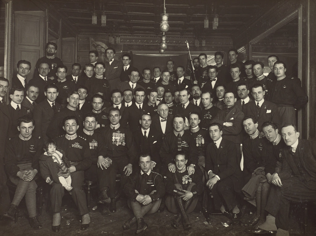Fédèle Azari:[Group portrait], Poster Print Wall Art