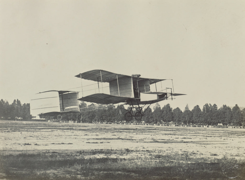 Fédèle Azari:[Early airplane prototype], Poster Print Wall Art