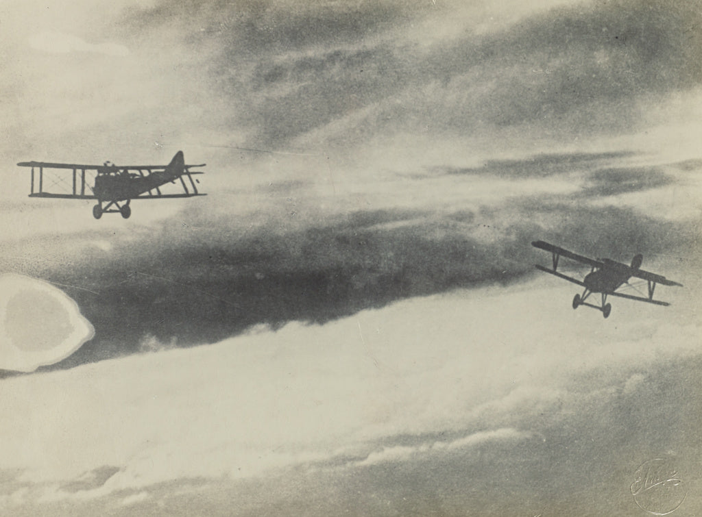 Fédèle Azari:[Two airplanes], Poster Print Wall Art