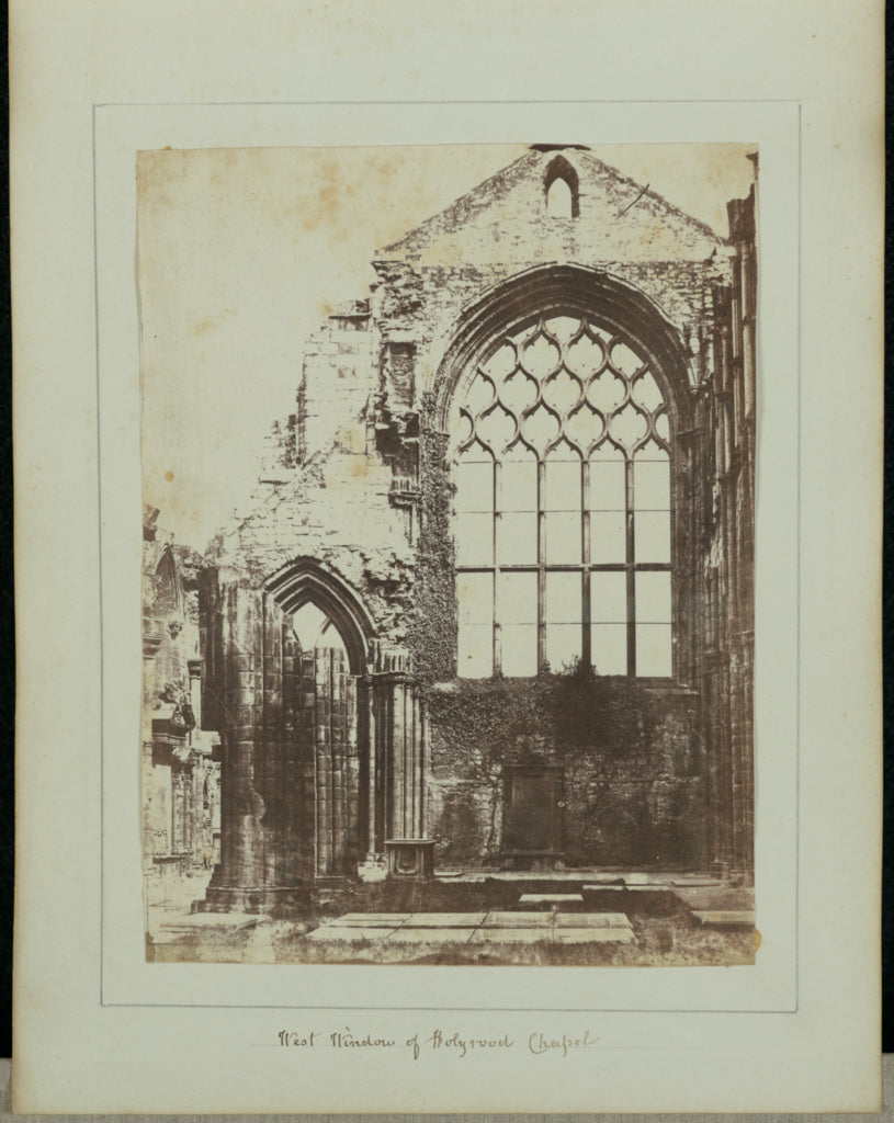 John Wheeley Gough Gutch:West Window of Holyrood Chapel, Poster Print Wall Art