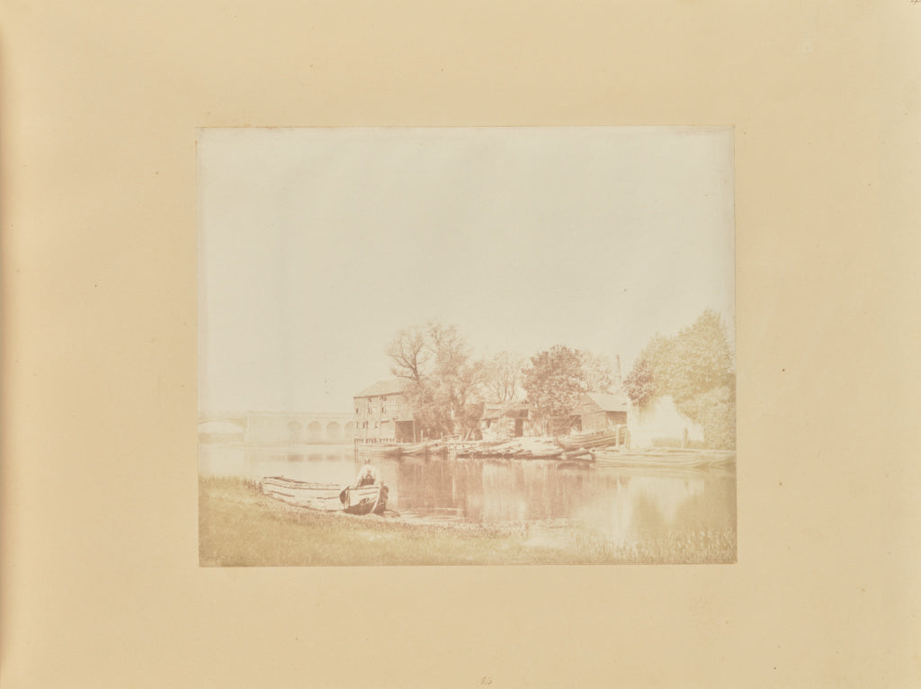 Samuel Buckle:Boat-Yard, Peterborough, Poster Print Wall Art