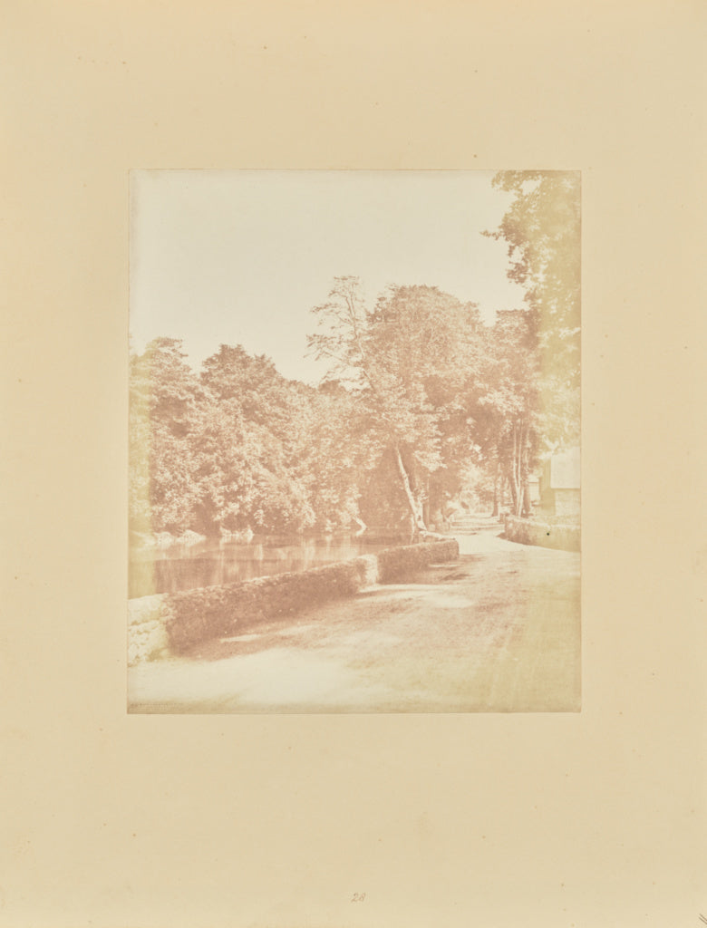 Samuel Buckle:Pond Lane, Bonchurch, Isle of Wight, Poster Print Wall Art