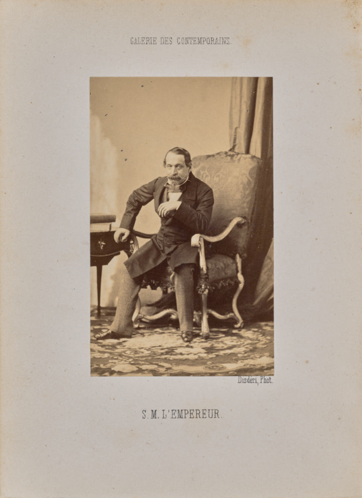 André Adolphe-Eugène Disdéri:Sa majesté l'Empereur, Poster Print Wall Art