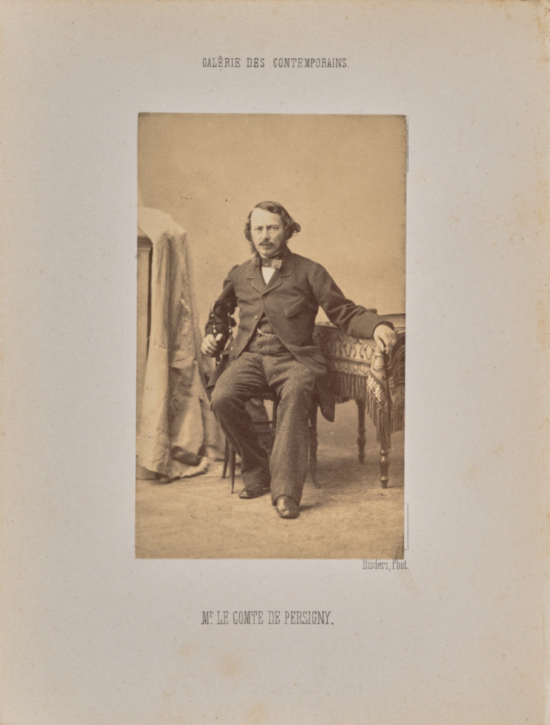 André Adolphe-Eugène Disdéri:Monsieur le comte de Persigny, Poster Print Wall Art